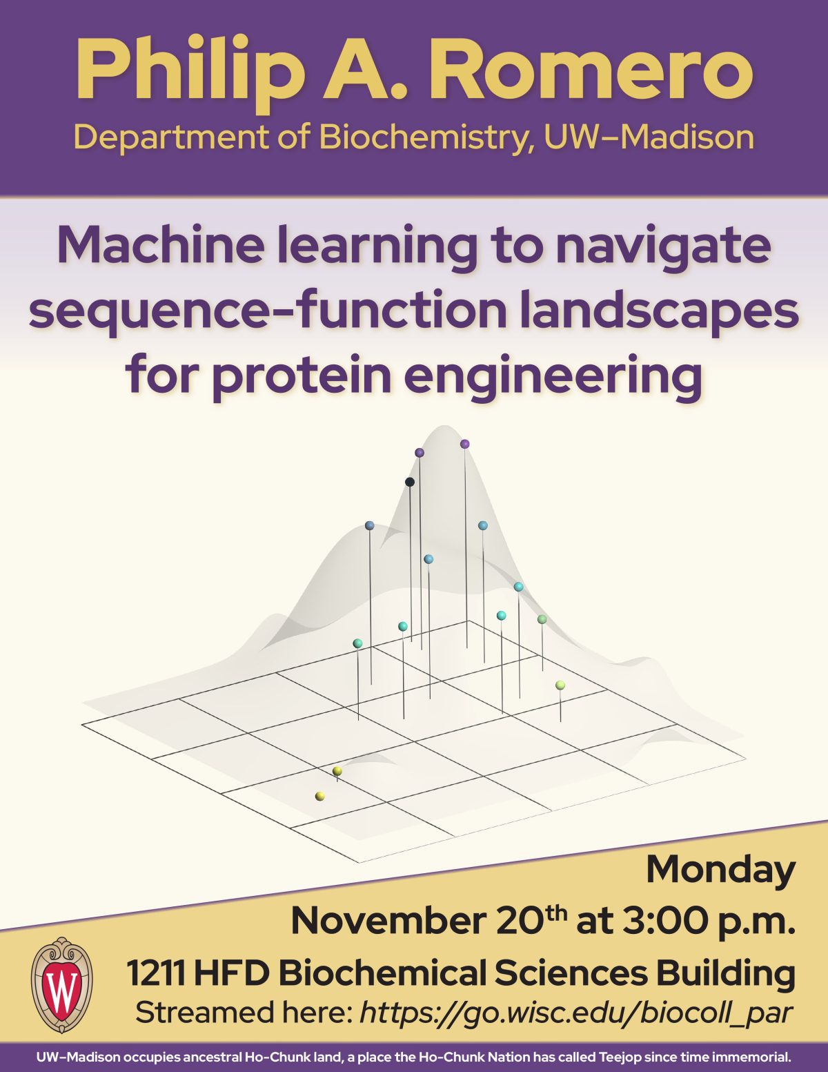 Machine learning to navigate sequence-function landscapes for protein ...