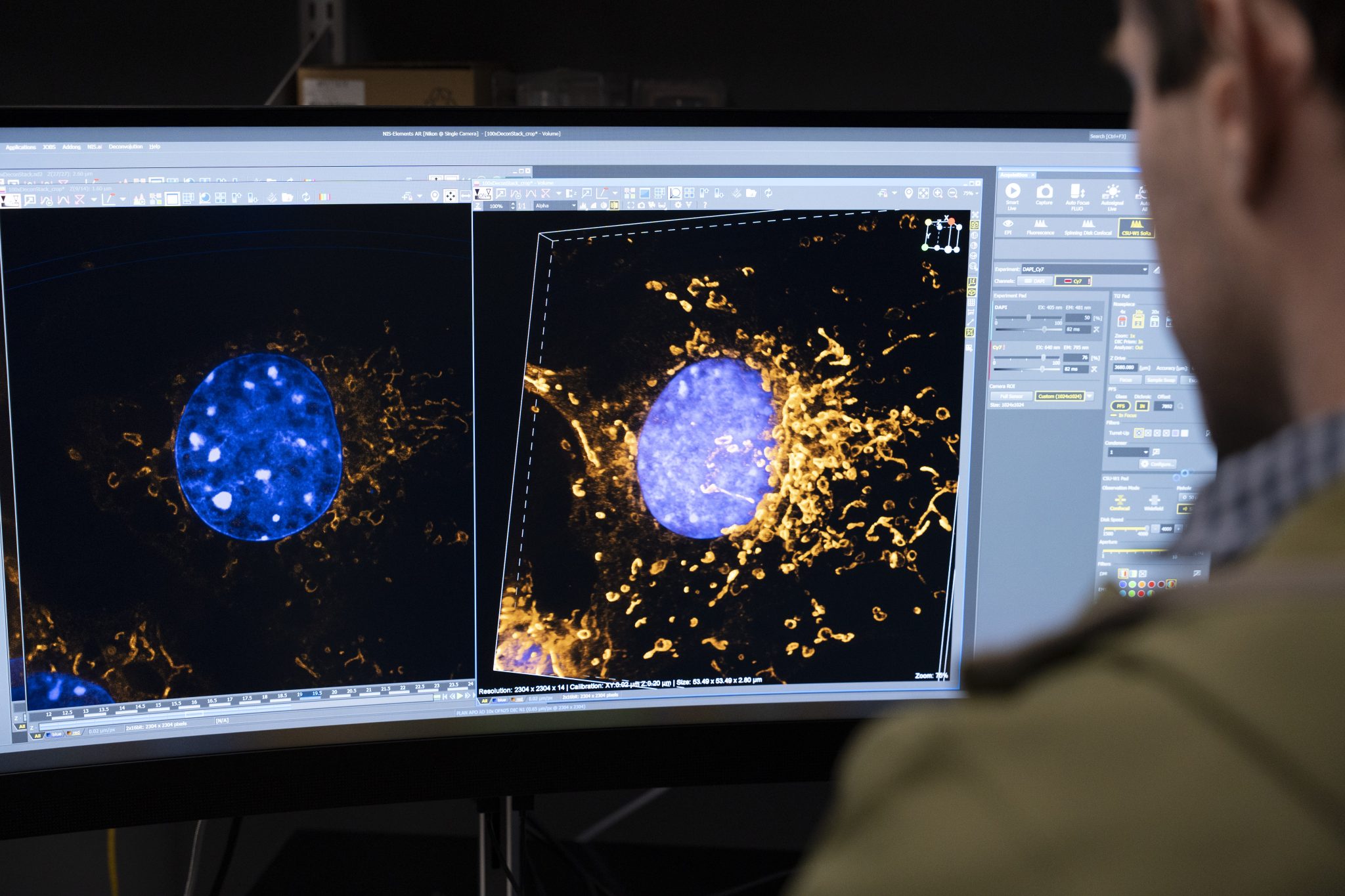 Ut Tyler Core Microscope Lab Upgraded Biochemistry Optical Core Microscopes Shine New Light on Cells ...